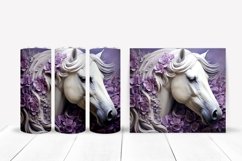 3d Tumbler Wrap Bundle | 3d Horse Tumbler Sublimation Product Image 6