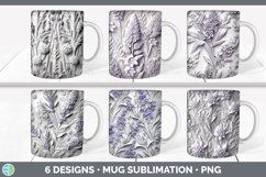 Bundle of six 3D Mug Wrap designs.