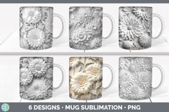 Bundle of six 3D Mug Wrap designs.