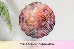 3d Wind Spinner Sublimation 3d Flower Wind Spinner Png