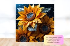 3d Wind Spinner Sublimation  3d SunFlower Wind Spinner Png