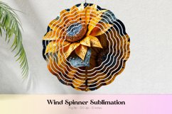 3d Wind Spinner Sublimation  3d SunFlower Wind Spinner Png