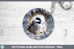Gorgeous3D Winter Keychain design.