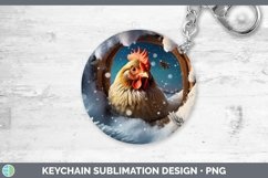 Gorgeous3D Winter Keychain design.