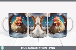 Gorgeous3D Winter Mug Wrap design.