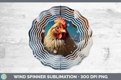 Gorgeous3D Winter Wind Spinner design.