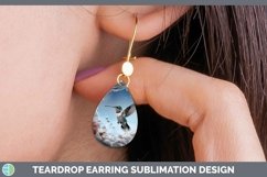 Gorgeous3D Winter Teardrop Earrings design.