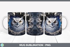 Gorgeous3D Winter Mug Wrap design.