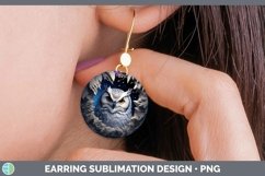 Gorgeous3D Winter Round Earrings design.