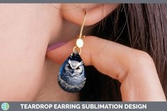 Gorgeous3D Winter Teardrop Earrings design.