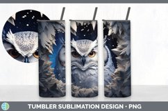 Gorgeous3D Winter Tumbler design.