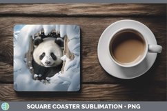 Gorgeous3D Winter Square Coaster design.