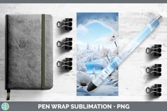 Gorgeous3D Winter Wall Pen Wrap design.