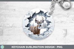 Gorgeous3D Winter Wall Keychain design.