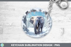 Gorgeous3D Winter Wall Keychain design.