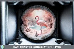 Gorgeous3D Winter Wall Car Coaster design.