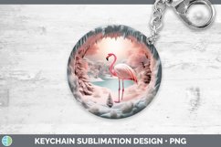 Gorgeous3D Winter Wall Keychain design.
