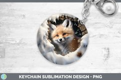 Gorgeous3D Winter Wall Keychain design.