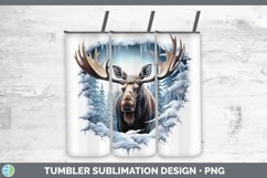 Gorgeous3D Winter Wall Tumbler design.