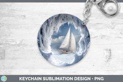 Gorgeous3D Winter Wall Keychain design.