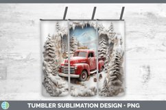 Gorgeous3D Winter Wall Tumbler design.