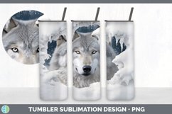 Gorgeous3D Winter Tumbler design.