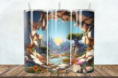 3D Wonderland Cracked Hole 20oz/30oz Skinny Tumbler Product Image 1