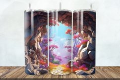 3D Wonderland Cracked Hole 20oz/30oz Skinny Tumbler Product Image 1