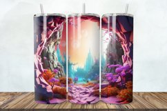 3D Wonderland Cracked Hole 20oz/30oz Skinny Tumbler Product Image 1