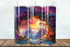 3D Wonderland Cracked Hole 20oz/30oz Skinny Tumbler Product Image 1