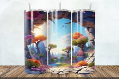 3D Wonderland Cracked Hole 20oz/30oz Skinny Tumbler Product Image 1