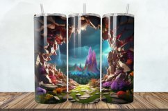 3D Wonderland Cracked Hole 20oz/30oz Skinny Tumbler Product Image 1
