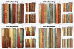 3D Vintage Wood Boards Tumbler Bundle Product Image 5