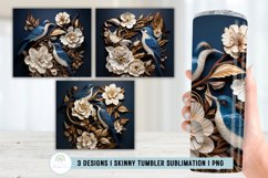 3D Birds Wood Carving Tumbler Wrap Product Image 1