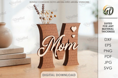 3D Word stand decors Bundle Laser Cut. Home Shelf Sitter SVG Product Image 8