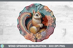 Gorgeous3D Woodland Animals Wind Spinner design.