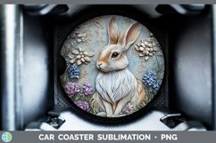 Gorgeous3D Woodland Animals Car Coaster design.