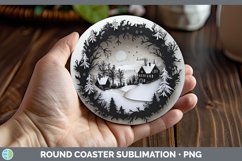 Gorgeous3D Round Coaster design.