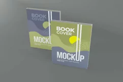 Book Cover Mockup 3d Rendering Illustration Product Image 2