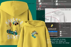kids hoodie and JOGGER TROUSERS Mockup PSD templates Product Image 2