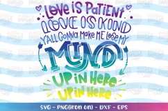 Mom-love is patient love is kind svg Product Image 2