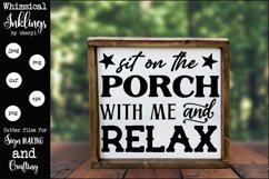 Sit With Me On The Porch With Me SVG Product Image 1