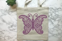 Butterfly Svg, Butterfly Mandala Svg, Mandala Svg, Zentangle Product Image 3