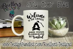 Welcome to our campsite svg, Friends and Marshmallows svg Product Image 1