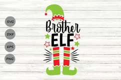Brother Elf Svg, Christmas Svg, Elf Svg, Brother Svg. Product Image 1