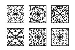 Papercut Geometric Tiles, Geometrical Shapes, Decorative Set Product Image 2