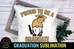 Gnome Proud to Be a Graduate - Sublimation Graduation Gnome Product Image 3