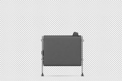 Isometric Arm Chair 3D isolated render Product Image 1