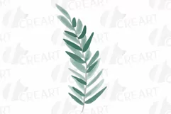 Cotton bolls and fir branch leafy autumn and winter decor Product Image 10