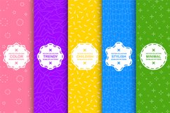 Colorful seamless stylish patterns Product Image 1